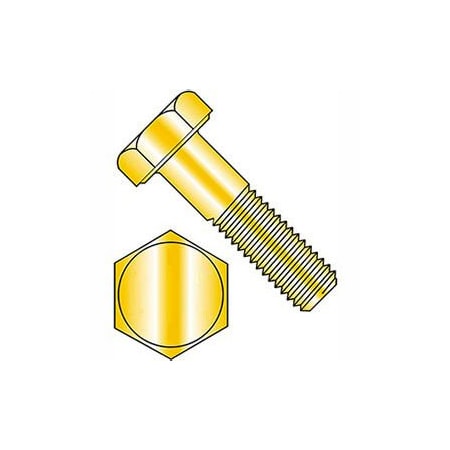 Titan Fasteners Class 10.9, M16-2.00 Hex Head Cap Screw, Zinc Yellow Steel AAR16070